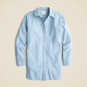 J.Crew Relaxed-fit chambray shirt NWT s. 16